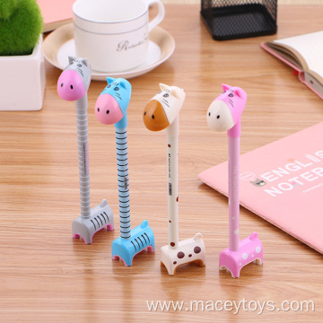 Promotional animal shaped stand ball pen